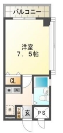 英賀保駅 徒歩8分 2階の物件間取画像